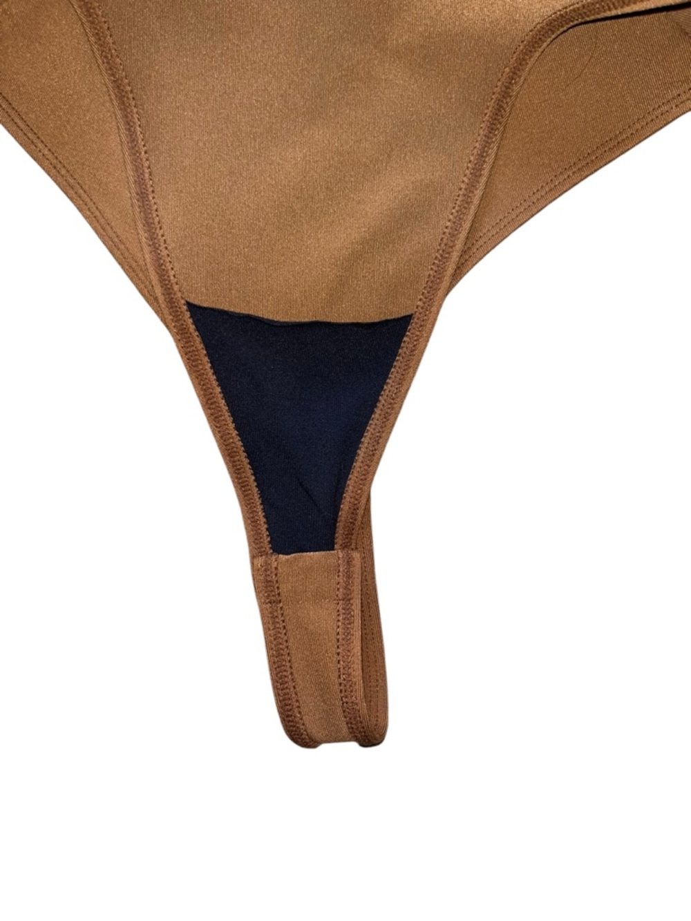 ALO Yoga Chocolate Brown Racerback Bodysuit - Picture 5 of 6